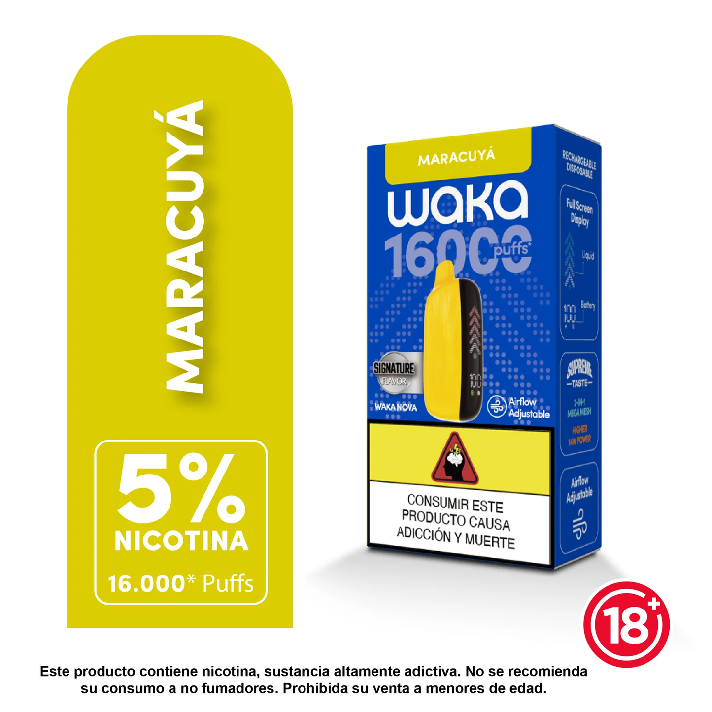 Waka Nova 16000 - 16,000 Puffs