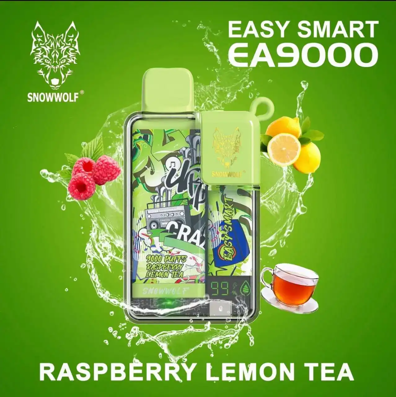 SnowWolf Easy Smart EA9000 - 9,000 Puffs