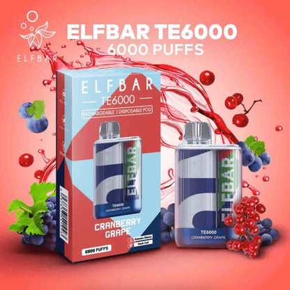 ElfBar TE6000 - 6,000 Puffs
