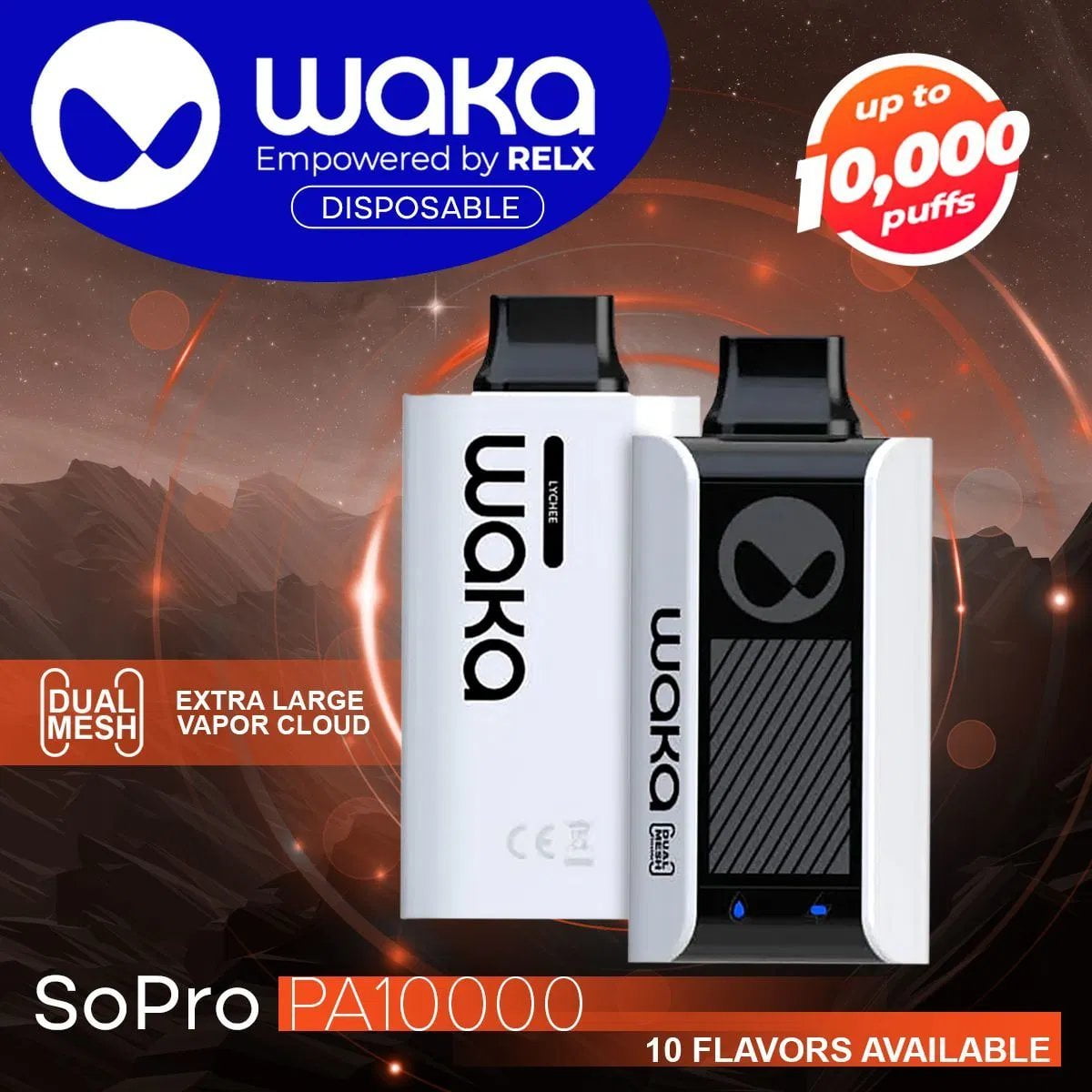 Waka soPro 10000 - 10,000 Puffs