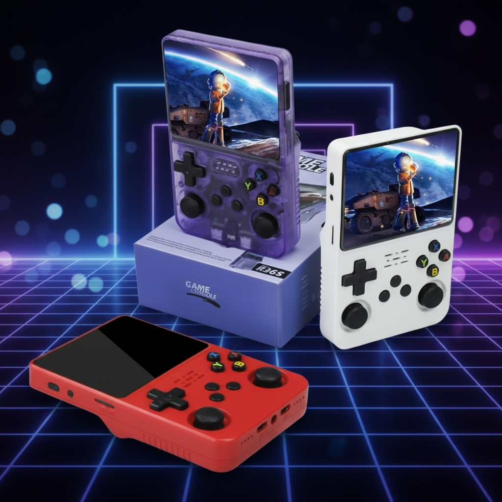 Consola de Juego Retro R36S con Mica y Puerto TF Card