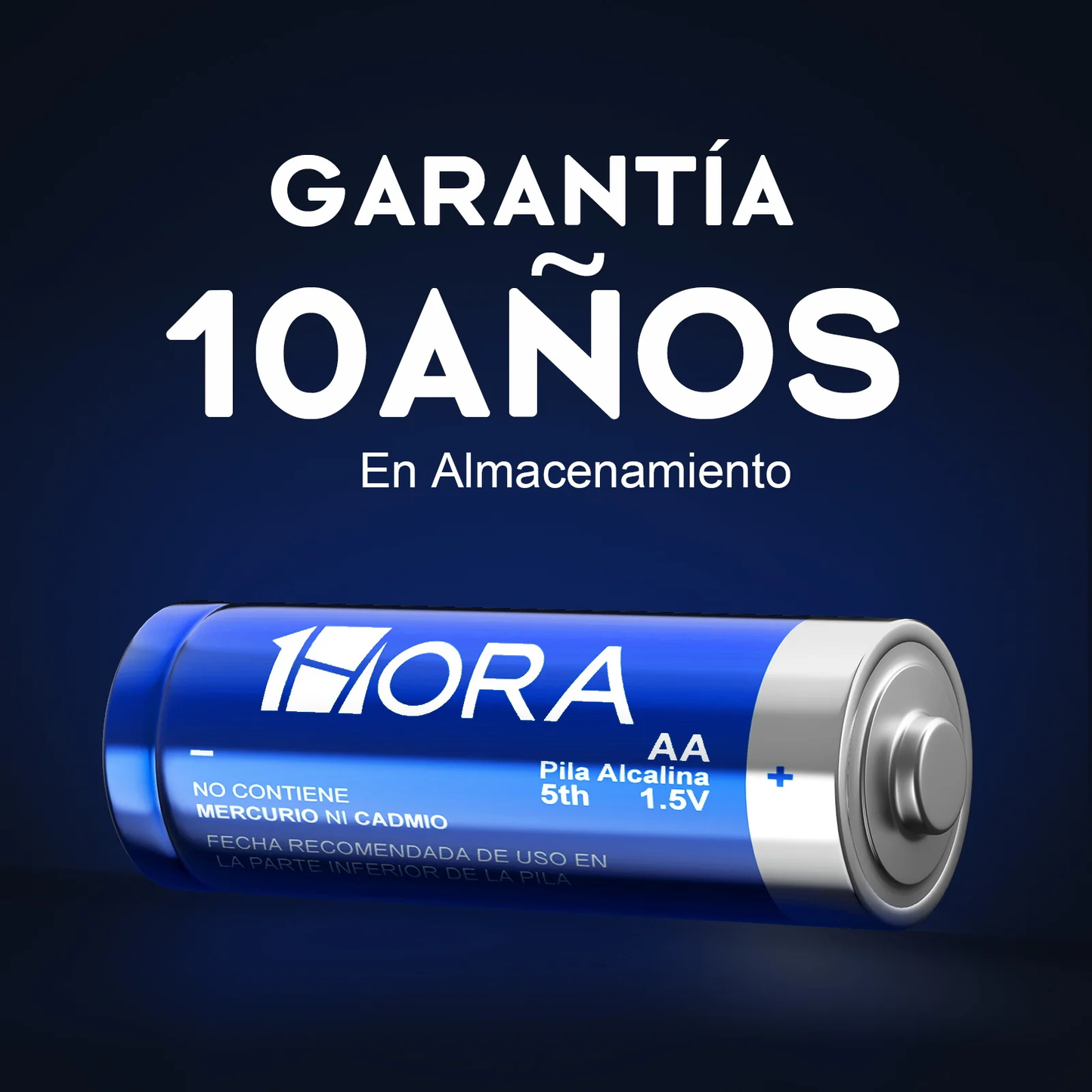 Paquete 4 Baterías Alcalinas AA - 1 Hora