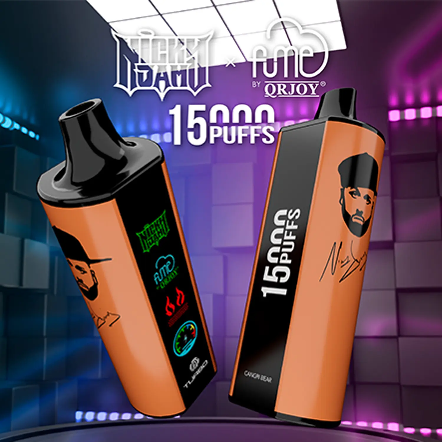 Fume by QRJOY Nicky Jam - 15,000 Puffs