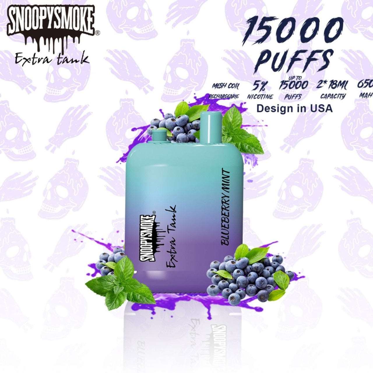 Snoopy Smoke Extra Tank - 15,000 Puffs