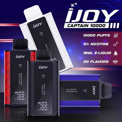 iJoy Captain All On Display - 10,000 Puffs