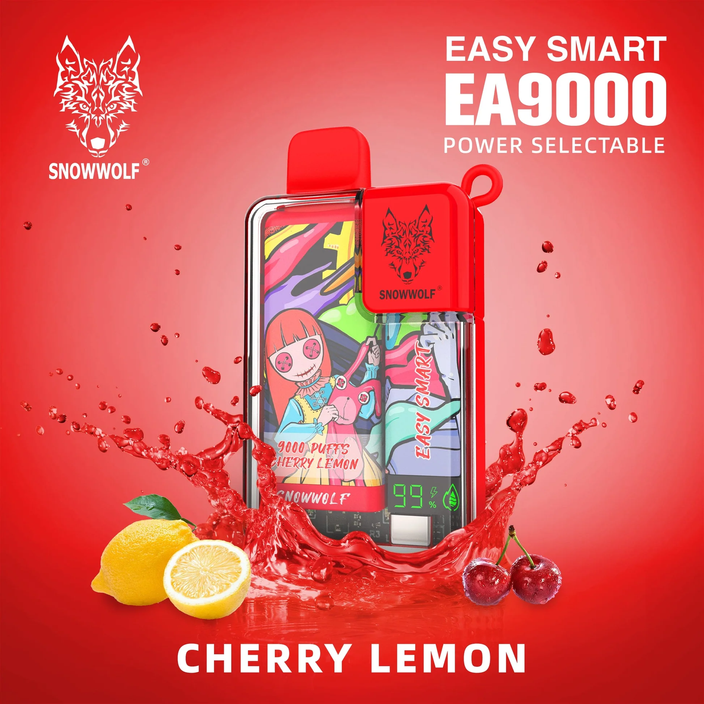 SnowWolf Easy Smart EA9000 - 9,000 Puffs