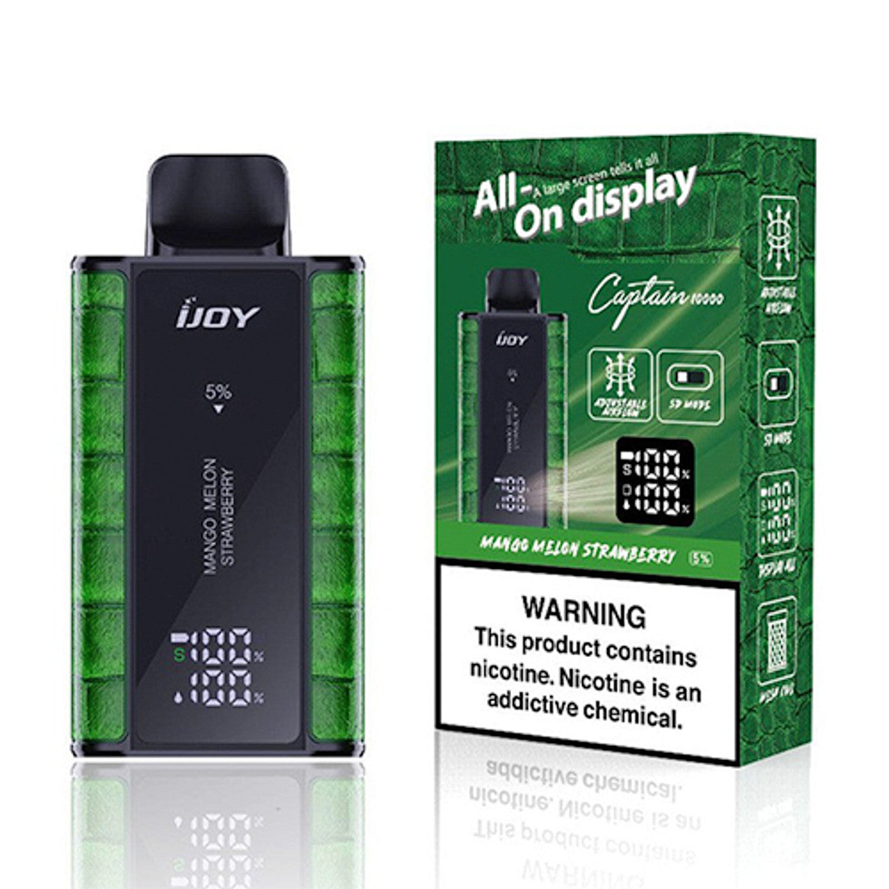 iJoy Captain All On Display - 10,000 Puffs
