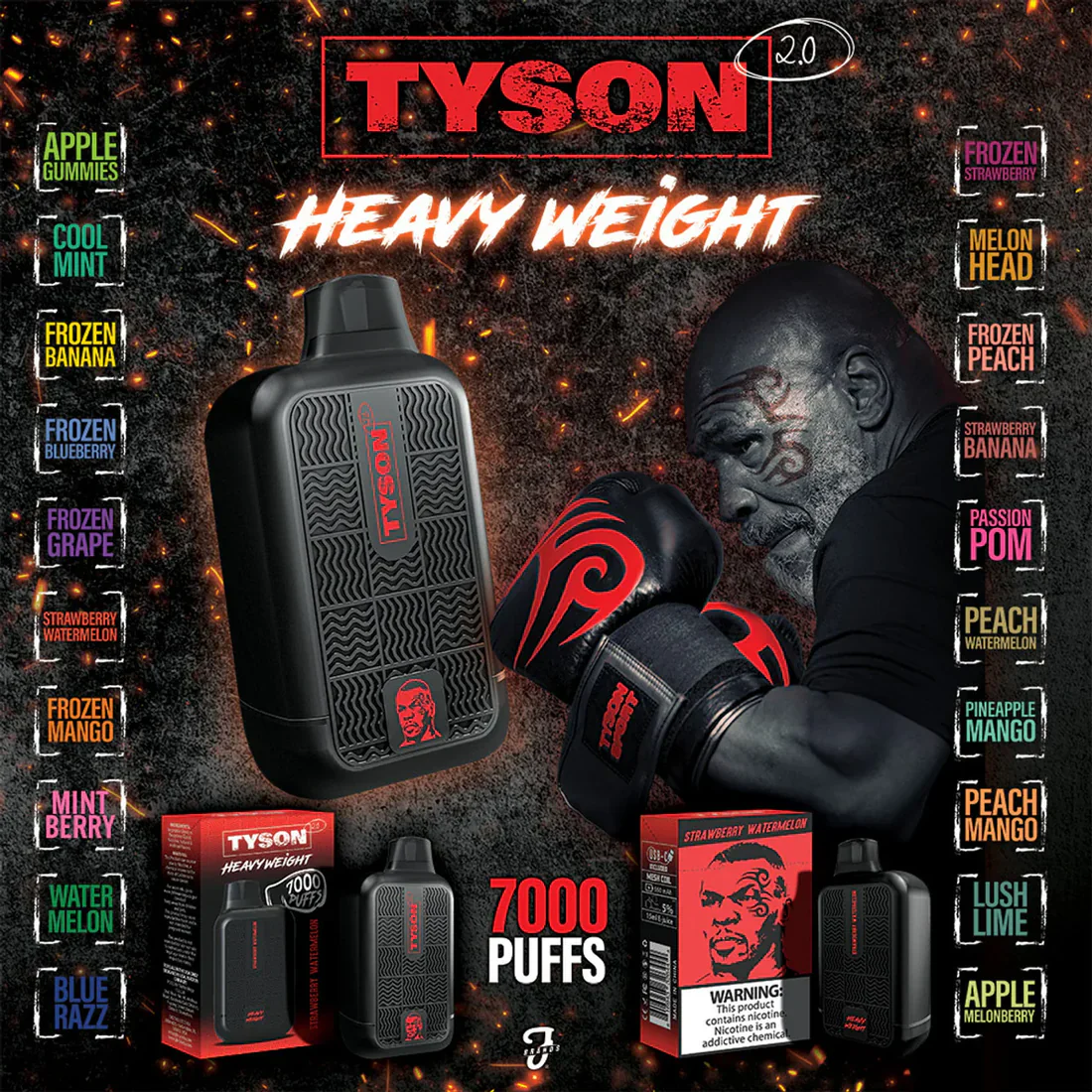 Tyson 2.0 Heavy Weight - 7,000 Puffs